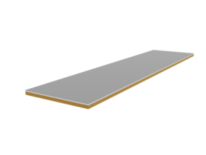 Добор серый прямой ПВХ 250 мм для дверей POSEIDON