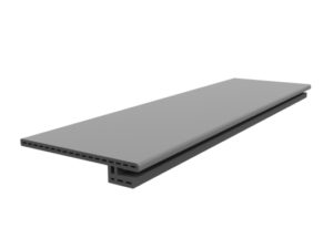 Добор серый телескопический ДПК 150 мм для дверей POSEIDON