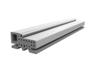 Порог ДПК для дверей POSEIDON белый