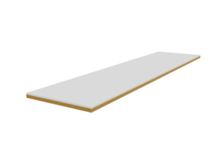 Добор белый прямой ПВХ 250 мм для дверей POSEIDON