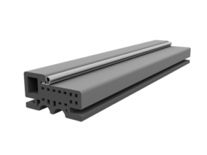 Порог ДПК для дверей POSEIDON серый